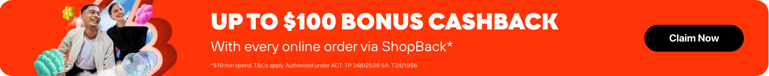 Up to $100 bonus Cashback (Black Friday Cyber Monday) - web